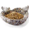 Décorations Jardin Et Extérieur|Tempsl Abreuvoir oiseaux cœur