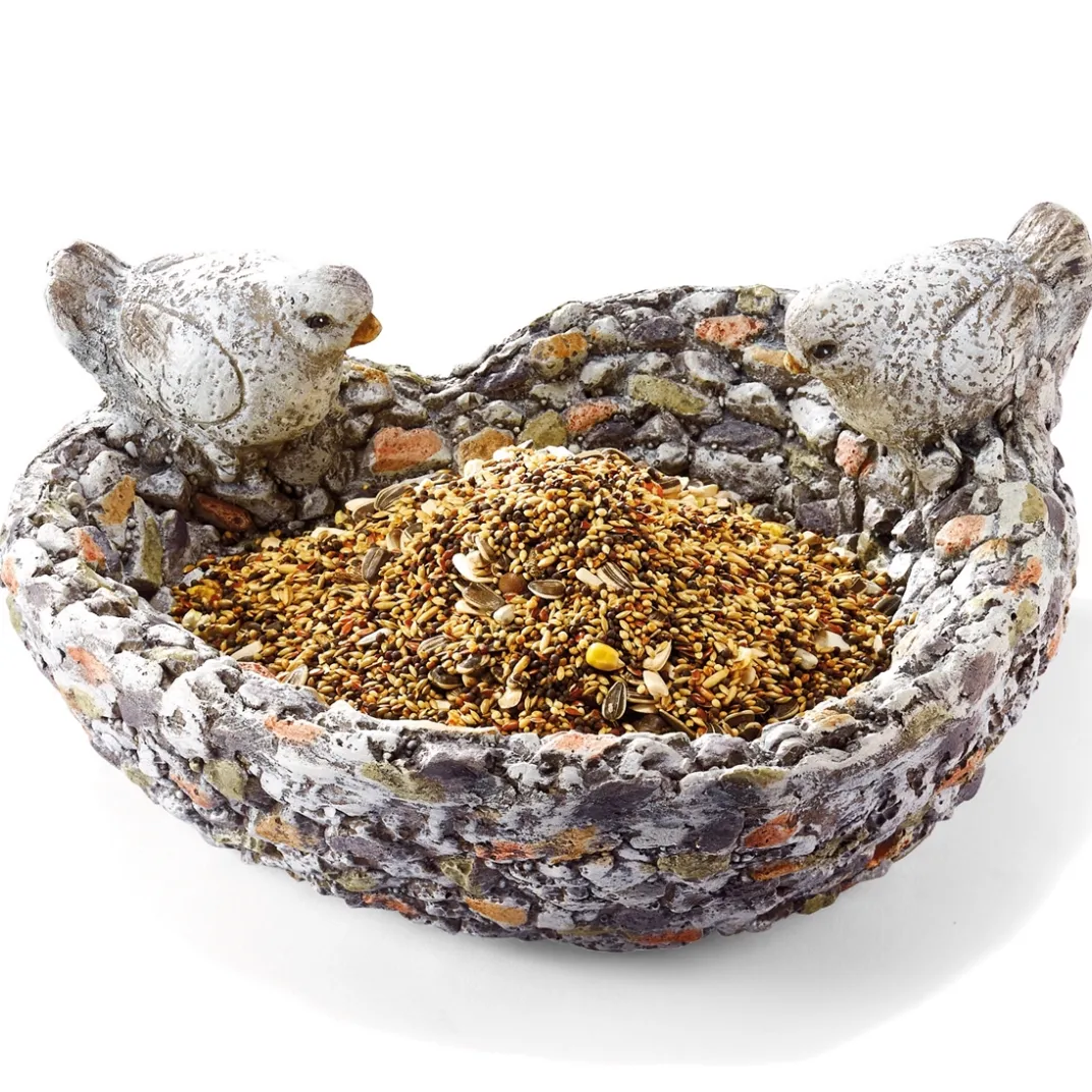Décorations Jardin Et Extérieur|Tempsl Abreuvoir oiseaux cœur
