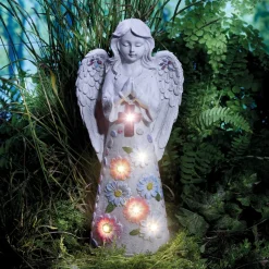 Décorations Jardin Et Extérieur|Tempsl Ange lumineux