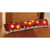 Décorations Intérieures Noël|Décorations|Tempsl Bas de porte poinsettias LED