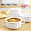 Art De La Table|Tempsl 4 bols à poignées blancs