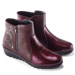 Chaussures, Chaussons Et Accessoires|Tempsl Boots fantaisie - Barbara Noir - taille 39