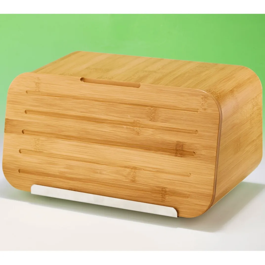 Accessoires Petit-Déjeuner|Fraîcheur / Conservation|Tempsl Boîte à pain bambou