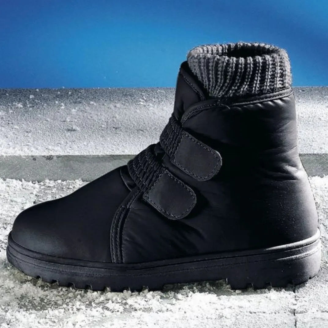 Chaussures, Chaussons Et Accessoires|Tempsl Bottillons crampons Thermo : Blanc ou noir