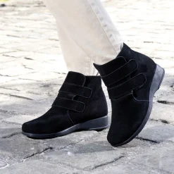 Chaussures, Chaussons Et Accessoires|Tempsl Bottines "Camille" Rouge ou Noir