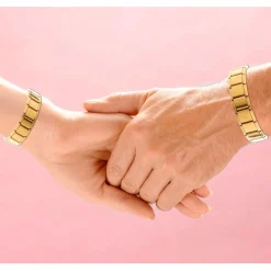 Sacs, Bijoux Et Accessoires|Aide Et Accessoires Confort|Tempsl Bracelet magnétique doré : Modèle femme ou Modèle homme
