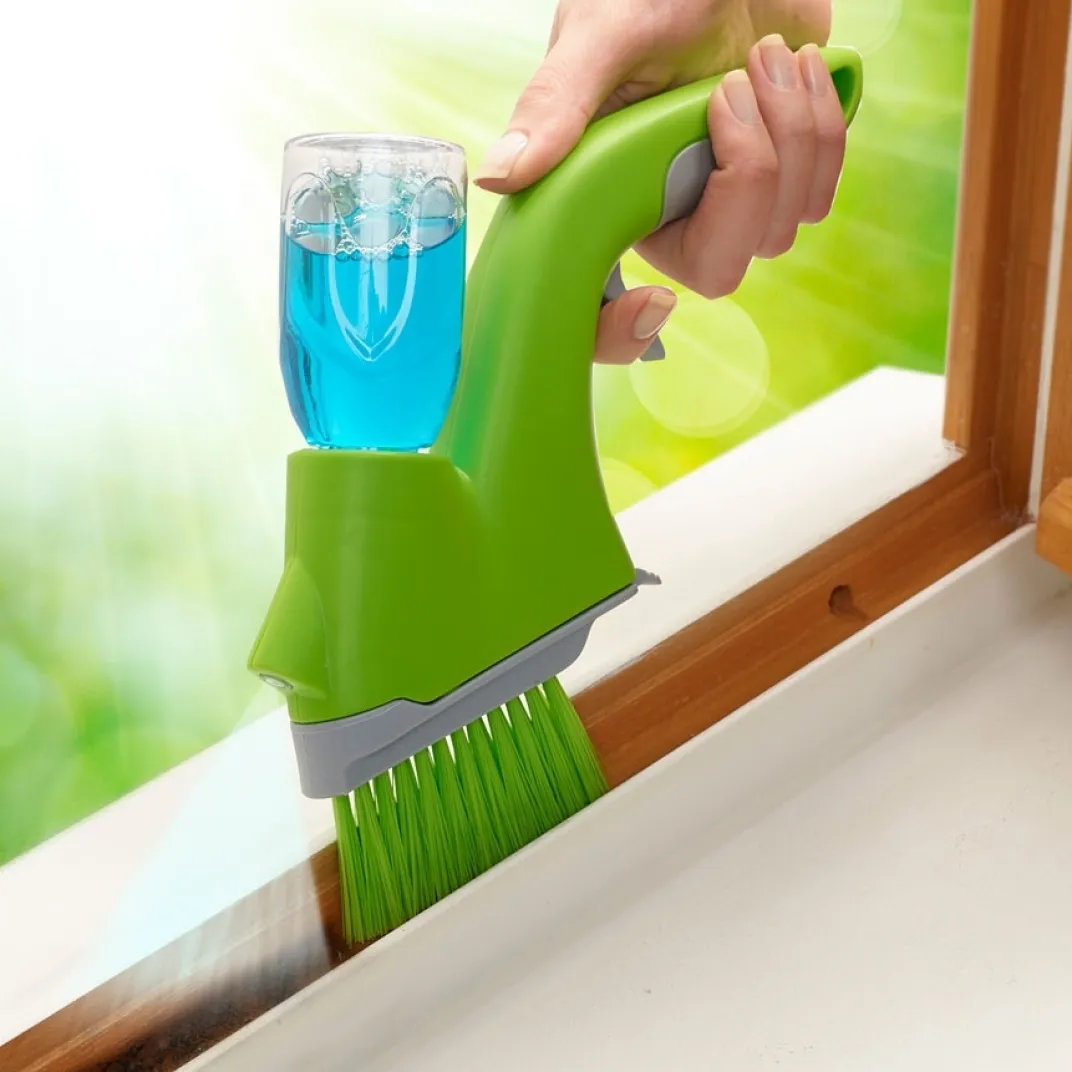 Balais, Aspirateurs, Éponges Et Brosses|Tempsl Brosse rainures réservoir vert