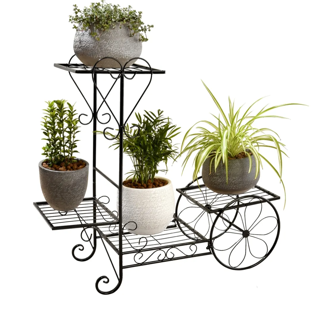 Décorations|Petits Meubles|Tempsl Chariot porte-plantes