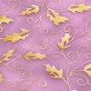 Table De Noël|Art De La Table|Tempsl Chemin de table organza doré