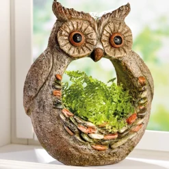 Décorations|Tempsl Chouette porte plantes