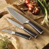 Découpe|Tempsl Coffret 3 couteaux forgés Pradel France ® effet Damas