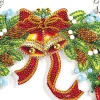 Loisirs Créatifs|Tempsl Couronne de poinsettias à diamanter