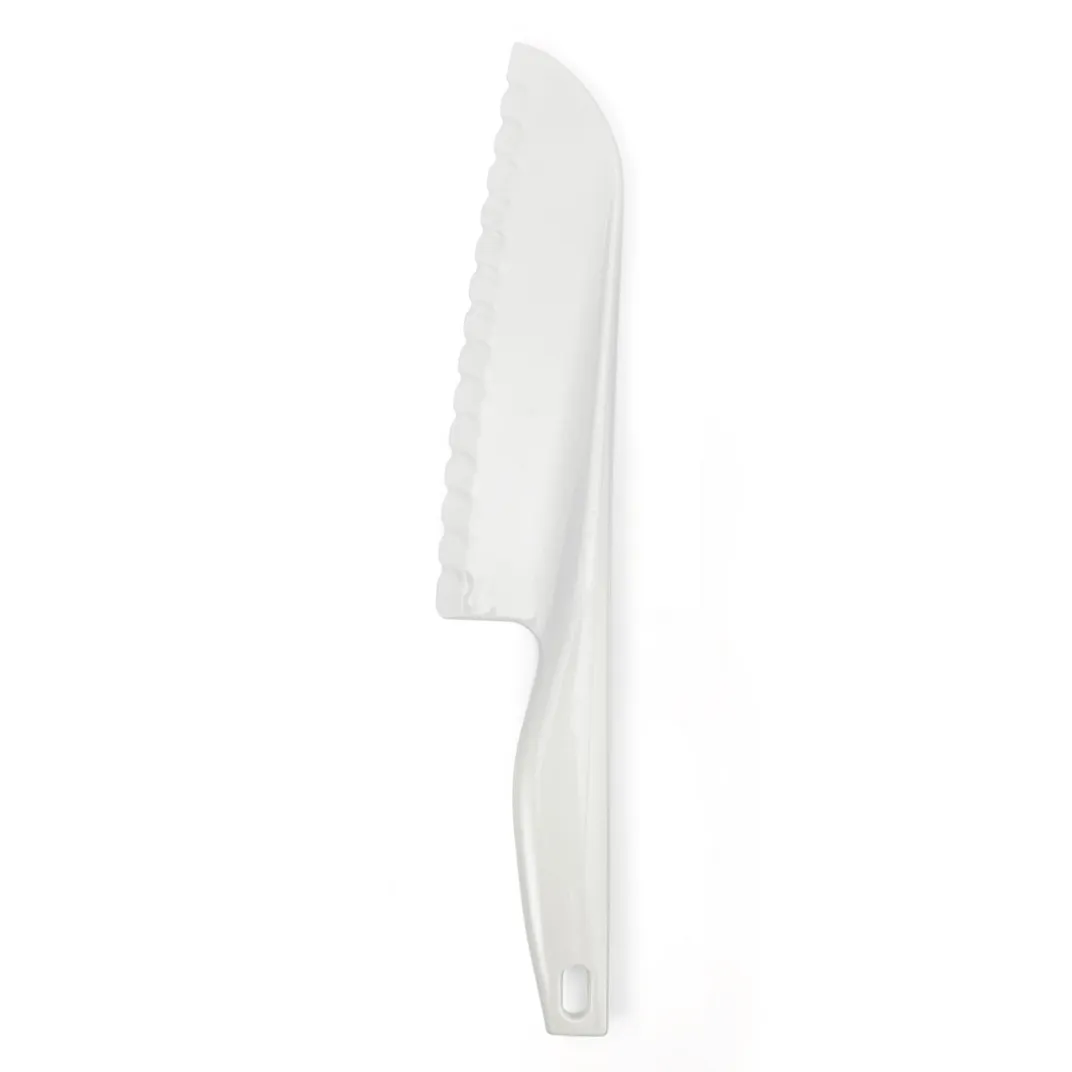 Découpe|Ustensiles De Cuisine Malins|Tempsl Couteau anti-rayure blanc