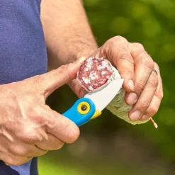 Découpe|Tempsl Couteau céramique bleu