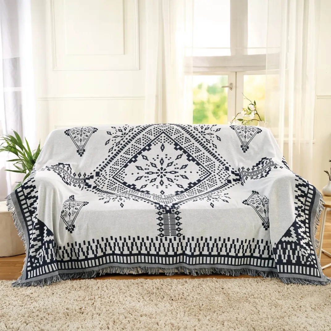 Décorations|Tempsl Couvre canapé réversible