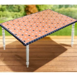 Art De La Table|Tempsl Couvre-table mosaïque Ronde ou Rectangulaire