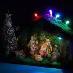 Décorations Intérieures Noël|Décorations|Tempsl Crèche de Noël LED