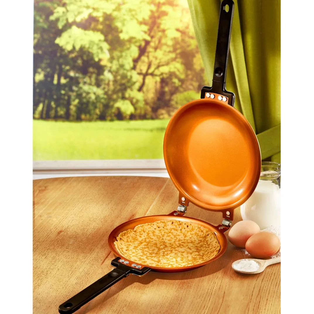 Cuisson Et Accessoires|Tempsl Crêpière double cuivrée