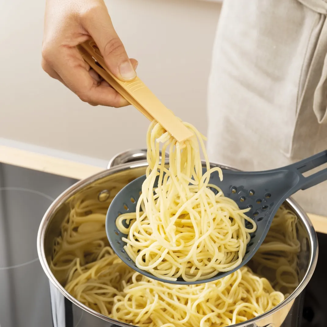 Cuisson Et Accessoires|Ustensiles De Cuisine Malins|Tempsl Ecumoire XXL + pince