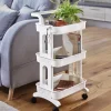Housses Et Accessoires De Rangement|Tempsl Etagère roulette