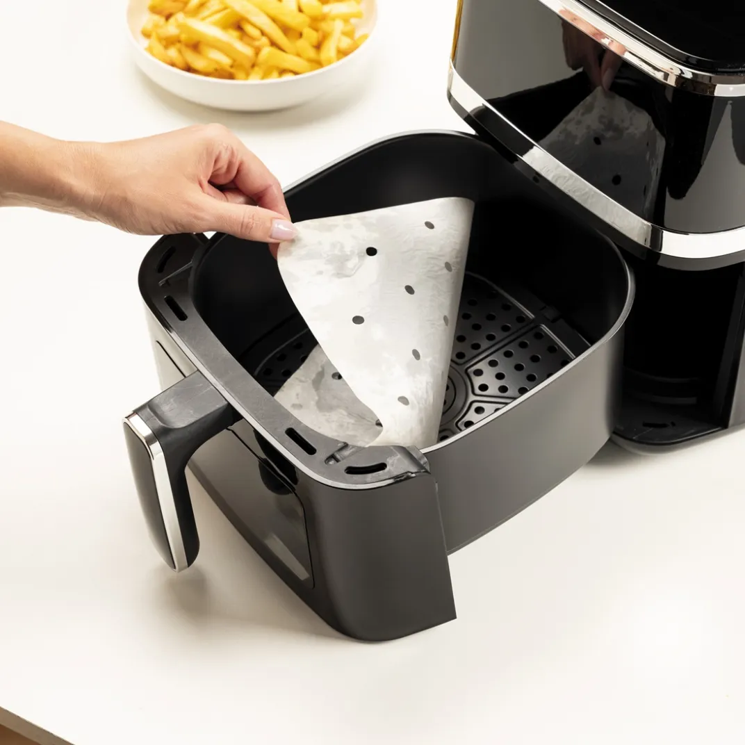 Cuisson Et Accessoires|Tempsl 20 feuilles papier sulfurisé pour friteuse