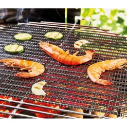 Cuisson Et Accessoires|Tempsl 3 filets barbecue anti-adhérents