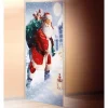 Décorations Intérieures Noël|Accessoires Mode|Tempsl Film de porte Noël