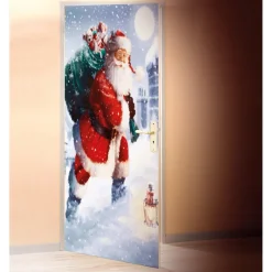 Décorations Intérieures Noël|Accessoires Mode|Tempsl Film de porte Noël