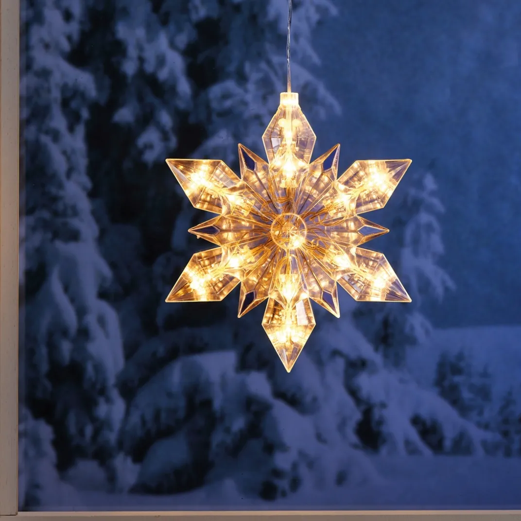 Décorations Intérieures Noël|Décorations Extérieures Noël|Tempsl Flocon lumineux