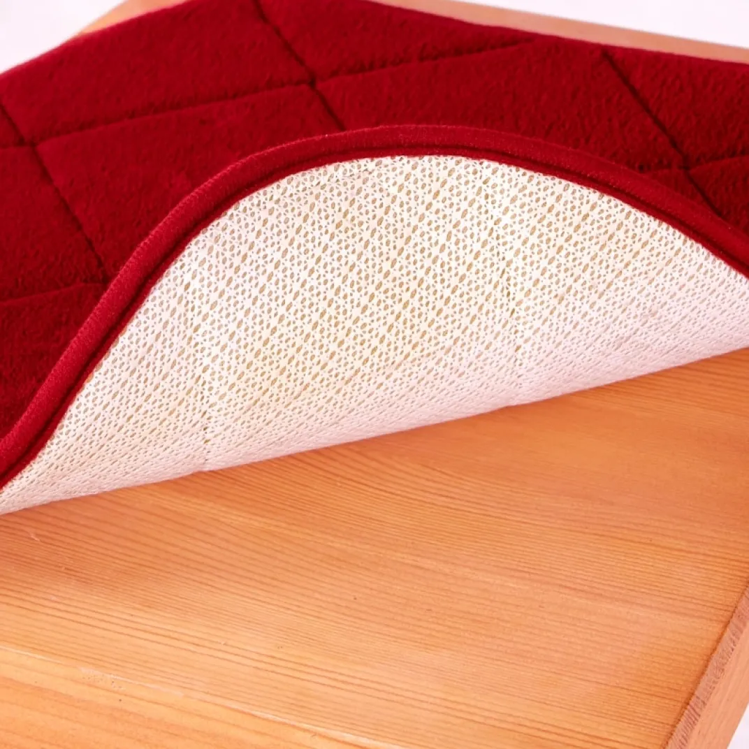 Décorations|Tempsl Galettes de chaise à mémoire de forme bordeaux