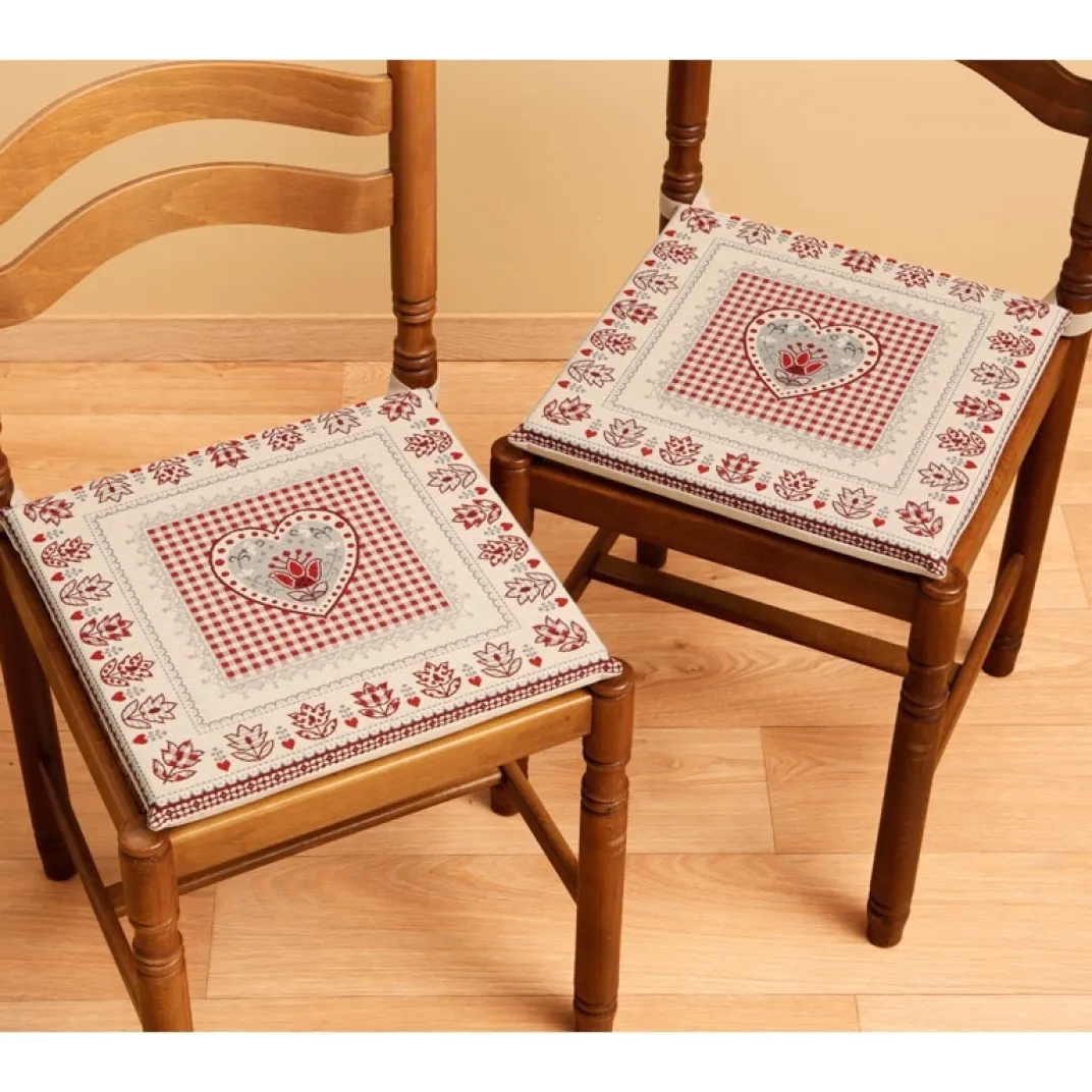 Décorations|Tempsl Galettes de chaises gobelin : Lot de 2 ou 4
