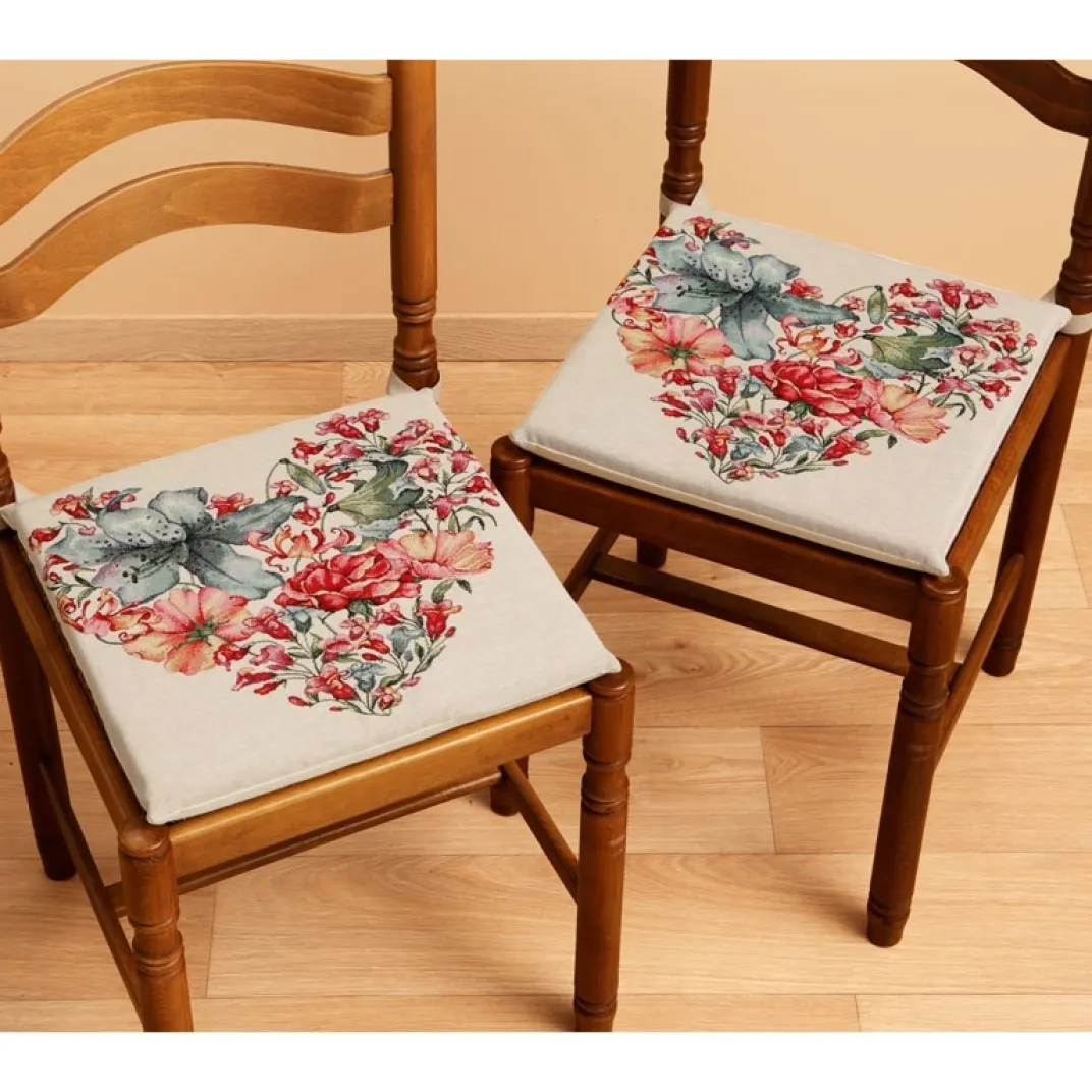 Décorations|Tempsl Galettes de chaises gobelin : Lot de 2 ou 4