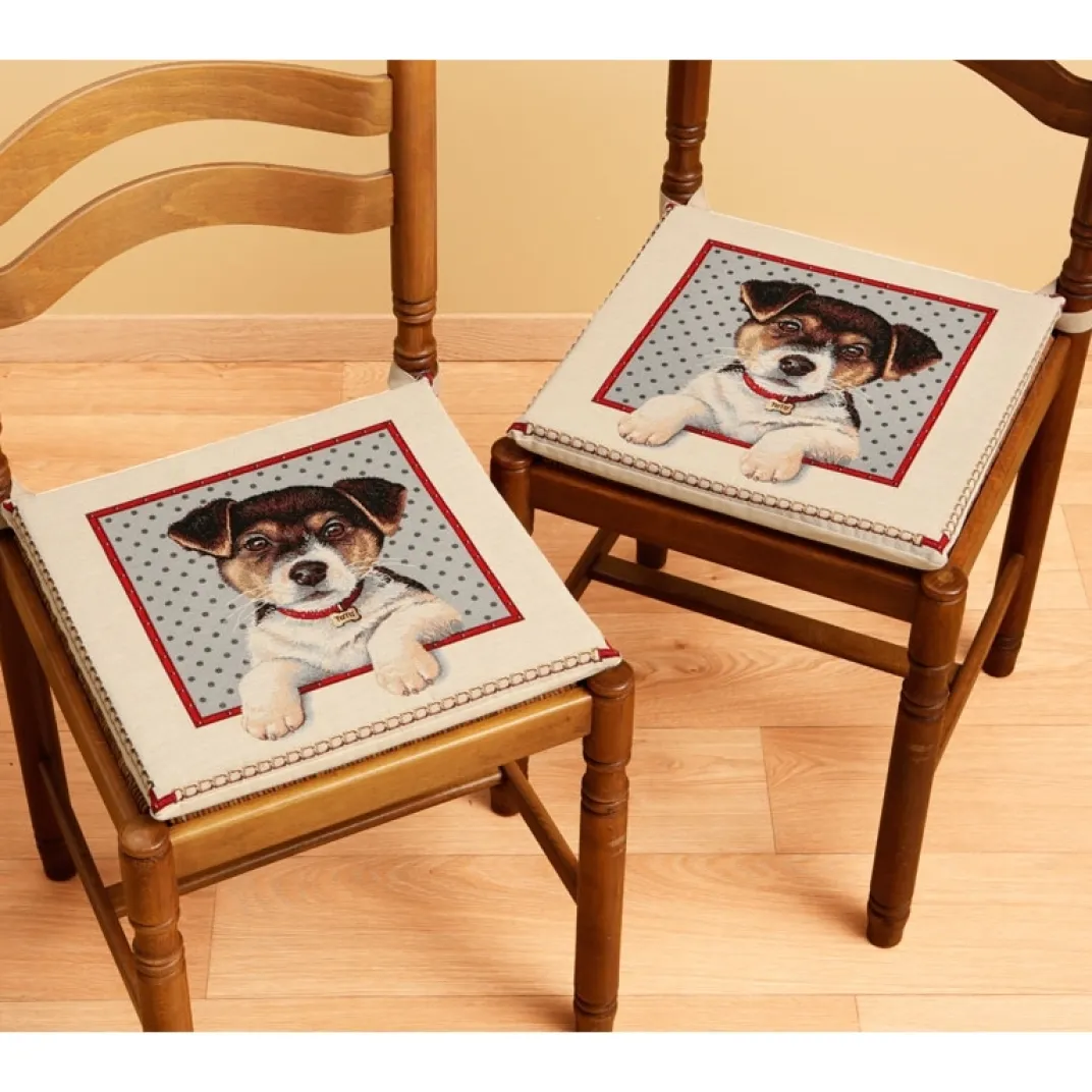 Décorations|Tempsl Galettes de chaises gobelin : Lot de 2 ou 4