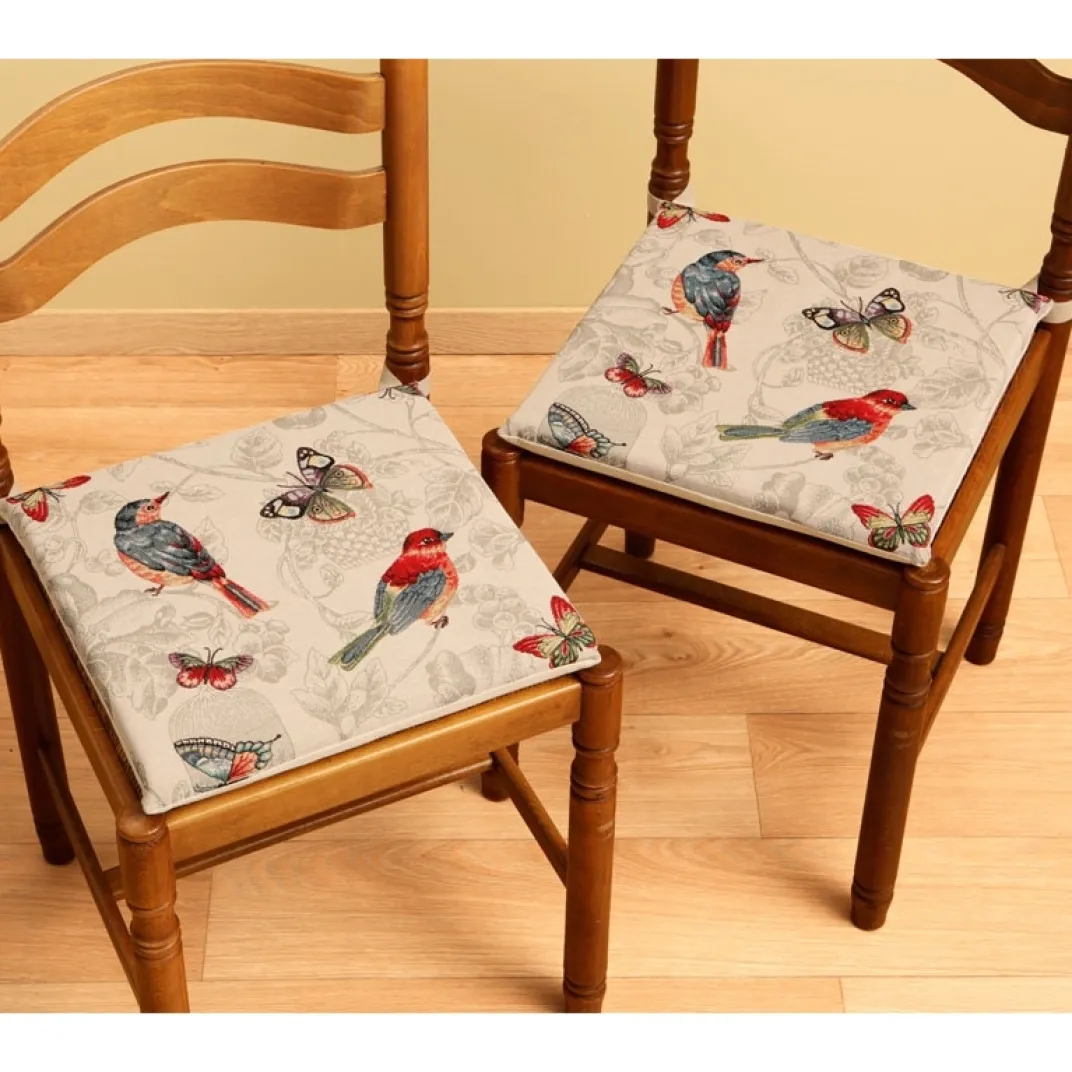 Décorations|Tempsl Galettes de chaises gobelin : Lot de 2 ou 4