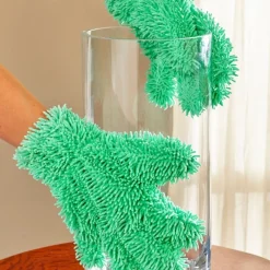 Matériels De Nettoyage|Tempsl Gant chenille microfibre