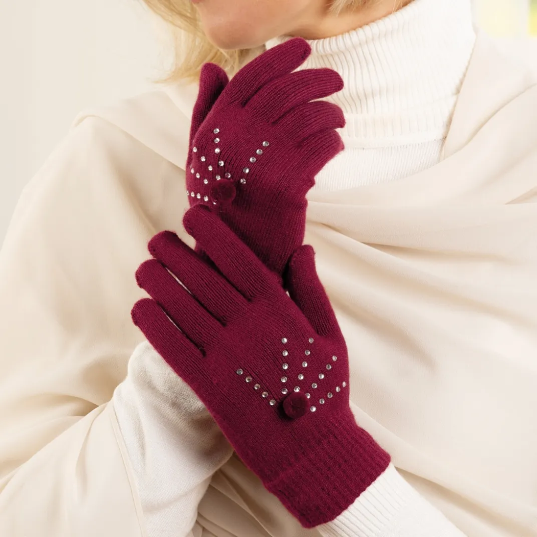 Sacs, Bijoux Et Accessoires|Tempsl Gants fantaisie rouge