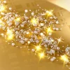 Décorations Intérieures Noël|Table De Noël|Tempsl Guirlande de perles LED