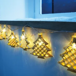 Décorations Intérieures Noël|Décorations|Tempsl Guirlande sapins LED