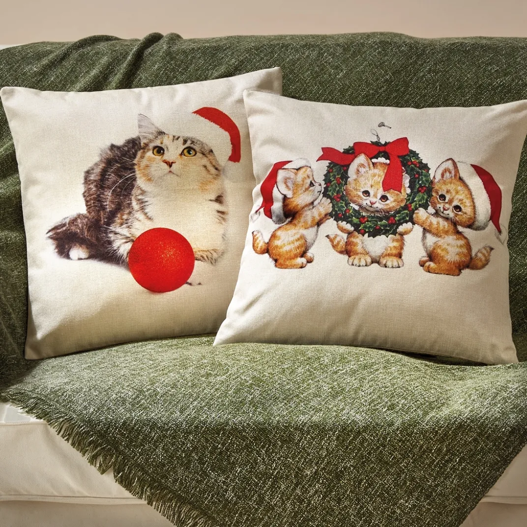 Décorations Intérieures Noël|Décorations|Tempsl Housse de coussins Noël