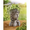 Décorations Jardin Et Extérieur|Tempsl Jeune fille porte plante