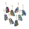 Loisirs Créatifs|Tempsl Kit broderie diamant 8 porte-clefs oiseaux