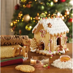 Repas De Noël|Accessoires Pâtisserie Et Confiture|Tempsl Kit maison pain d'épice