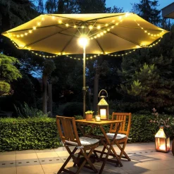 Décorations Jardin Et Extérieur|Tempsl Lampe et guirlande ajustable nomade