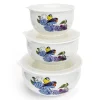 Fraîcheur / Conservation|Tempsl Lot de 3 bols avec couvercle oiseaux