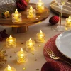 Décorations Intérieures Noël|Décorations|Tempsl Lot de 12 bougies LED
