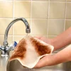 Matériels De Nettoyage|Tempsl Lot de 6 carrés de ménage blancs en viscose de bambou
