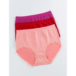Sous-Vêtements|Tempsl Lot de 3 culottes tailles hautes