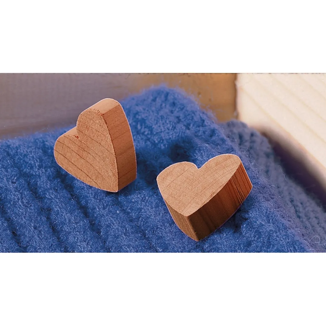 Housses Et Accessoires De Rangement|Tempsl Lot de 25 cœurs de bois de cèdre