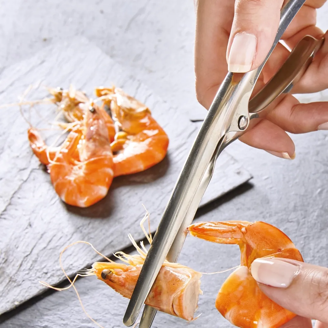 Repas De Noël|Découpe|Tempsl Lot de 2 décortiqueurs de crevettes