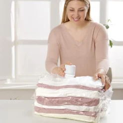Housses Et Accessoires De Rangement|Tempsl Lot de 10 housses sous vide + pompe